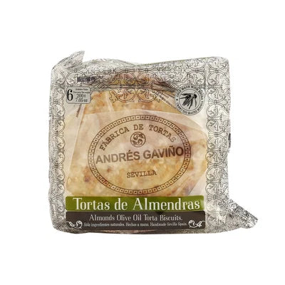 Gavino Sweet Almond Tortas 210g Olives&Oils